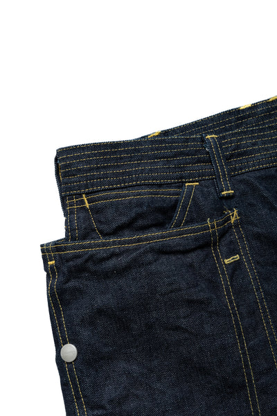 Fall Leaf Pants 1/2 - Indigo