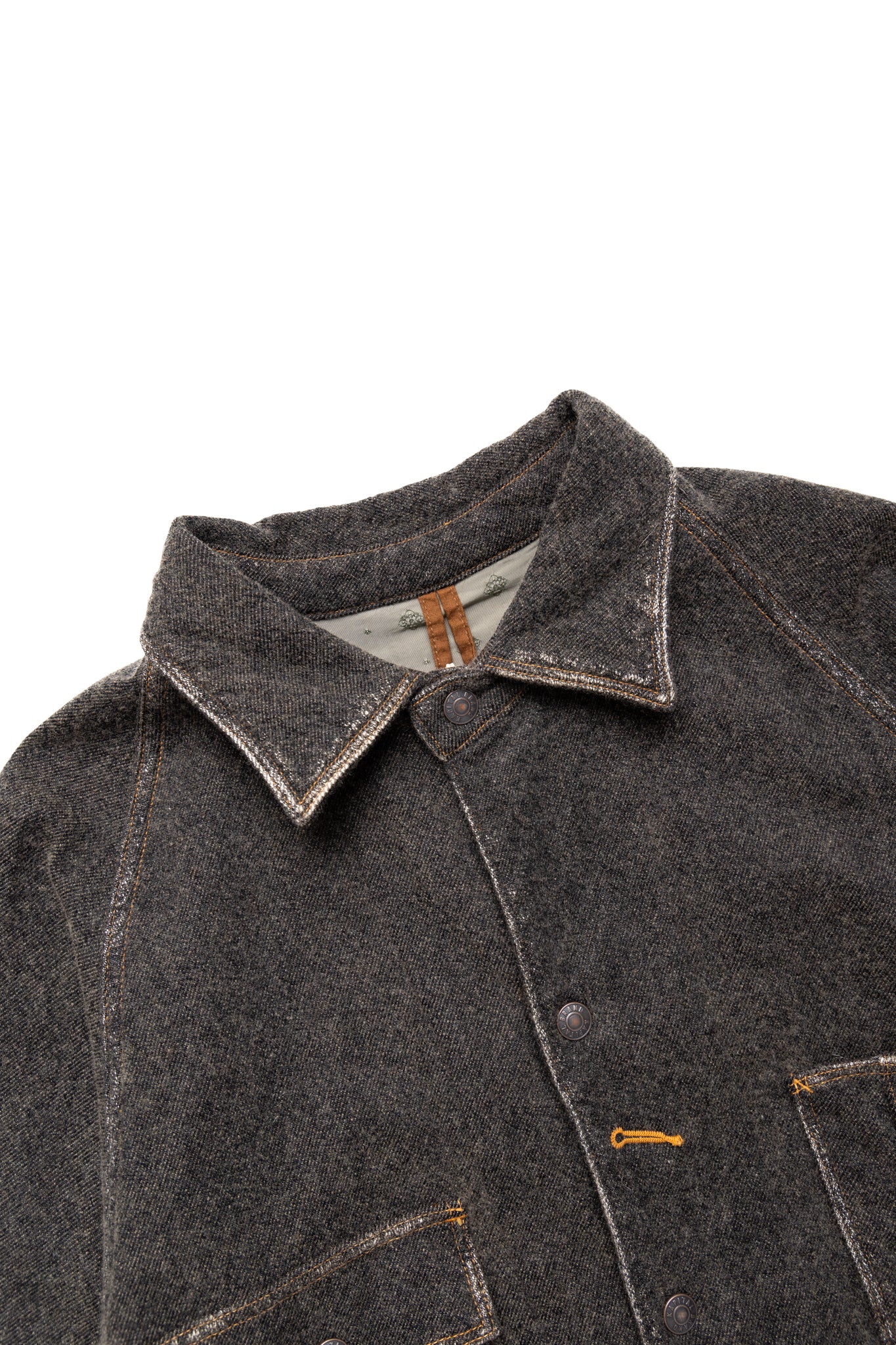 Twill Aging Wool CACTUS Coverall - Fade Charcoal