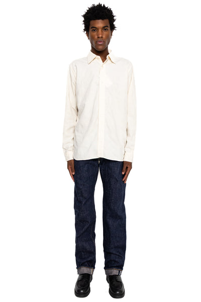 Tropical Weather Dobby Shirt Western Fit - Natural