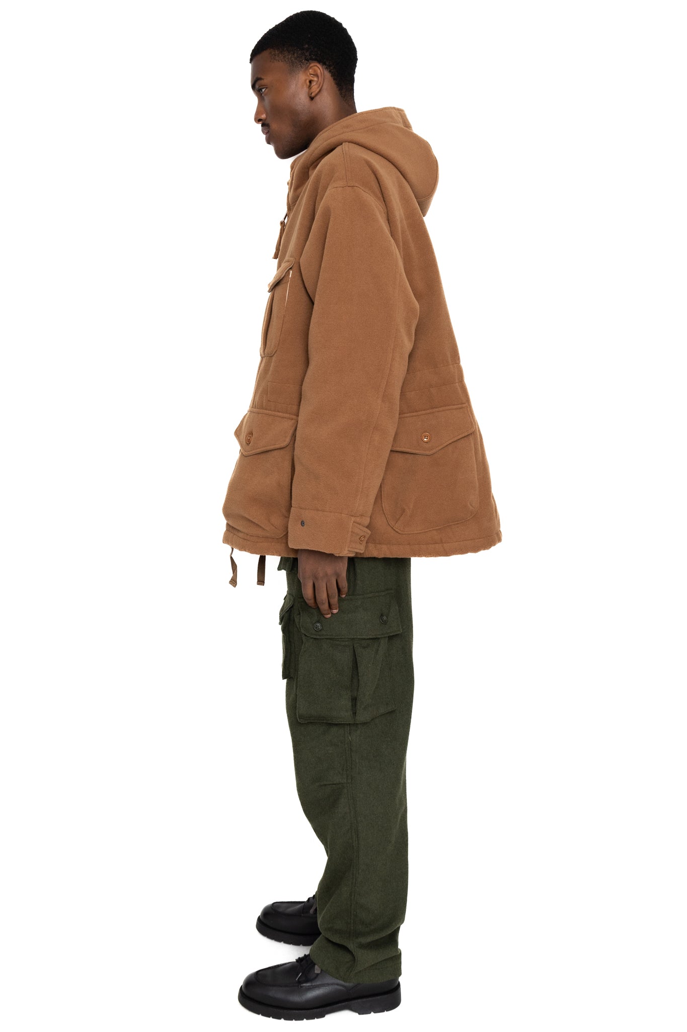 SAS Jacket Polyester Fake Melton - Tan
