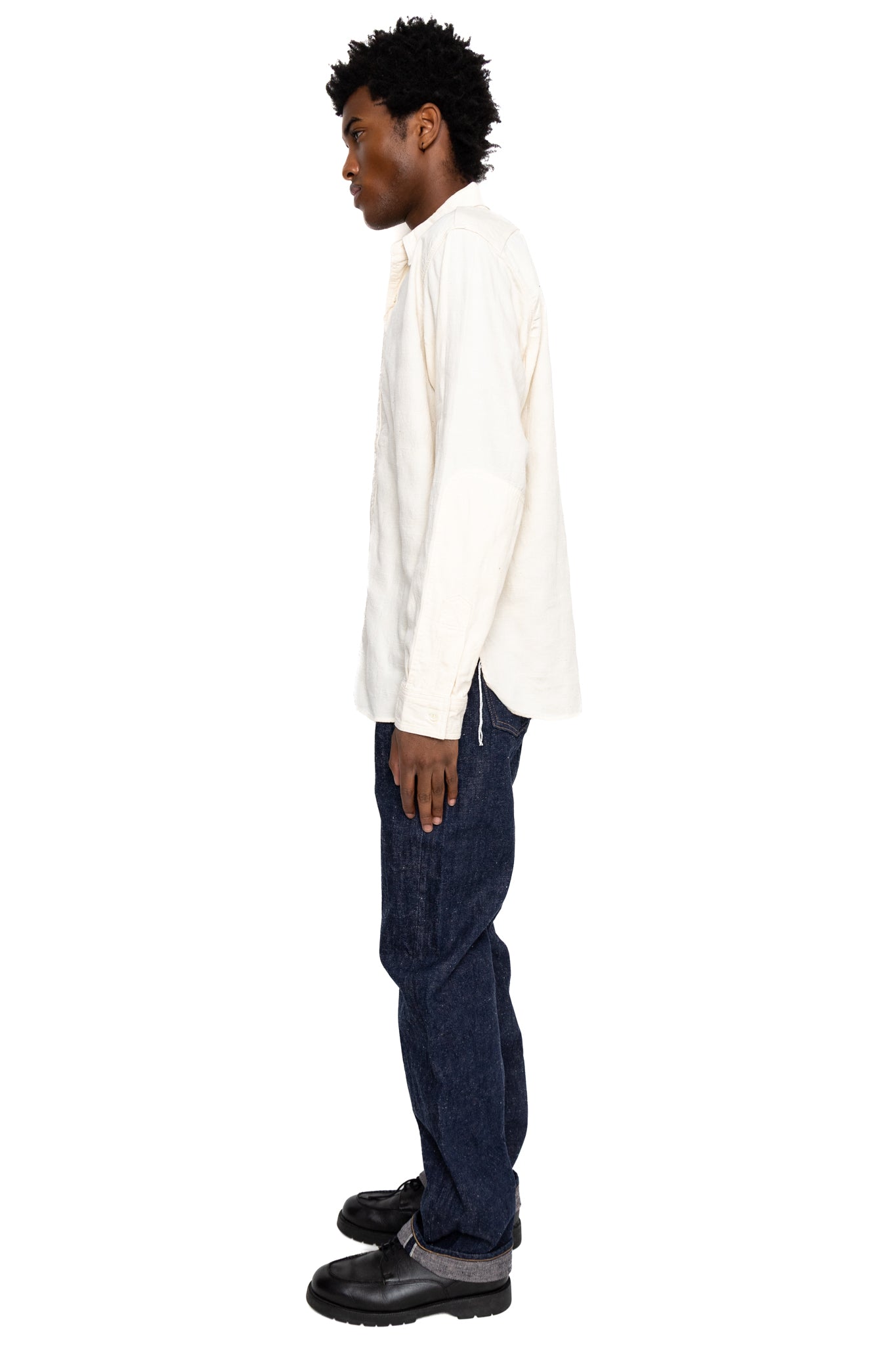 Tropical Weather Dobby Shirt Western Fit - Natural