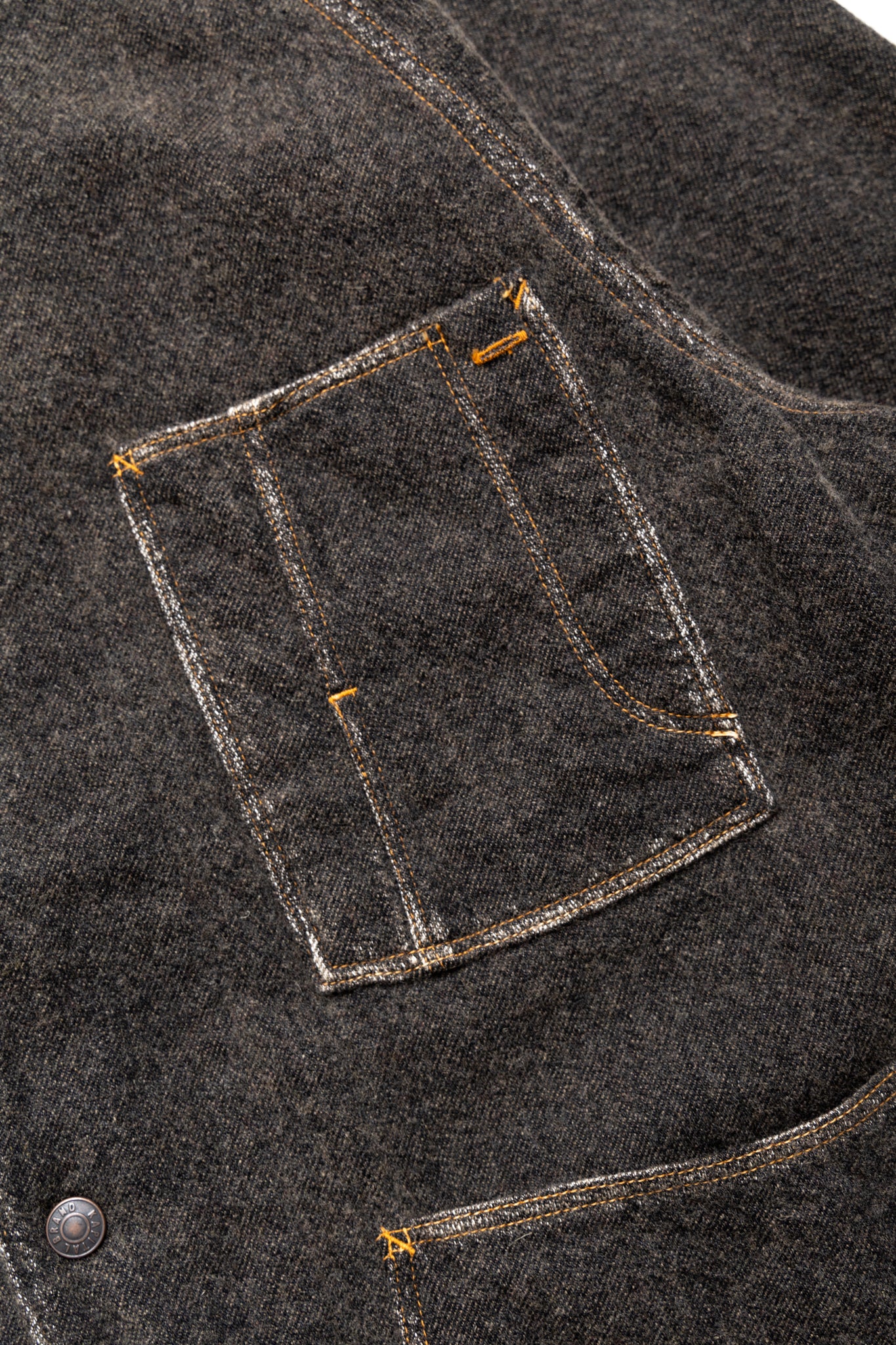 Twill Aging Wool CACTUS Coverall - Fade Charcoal