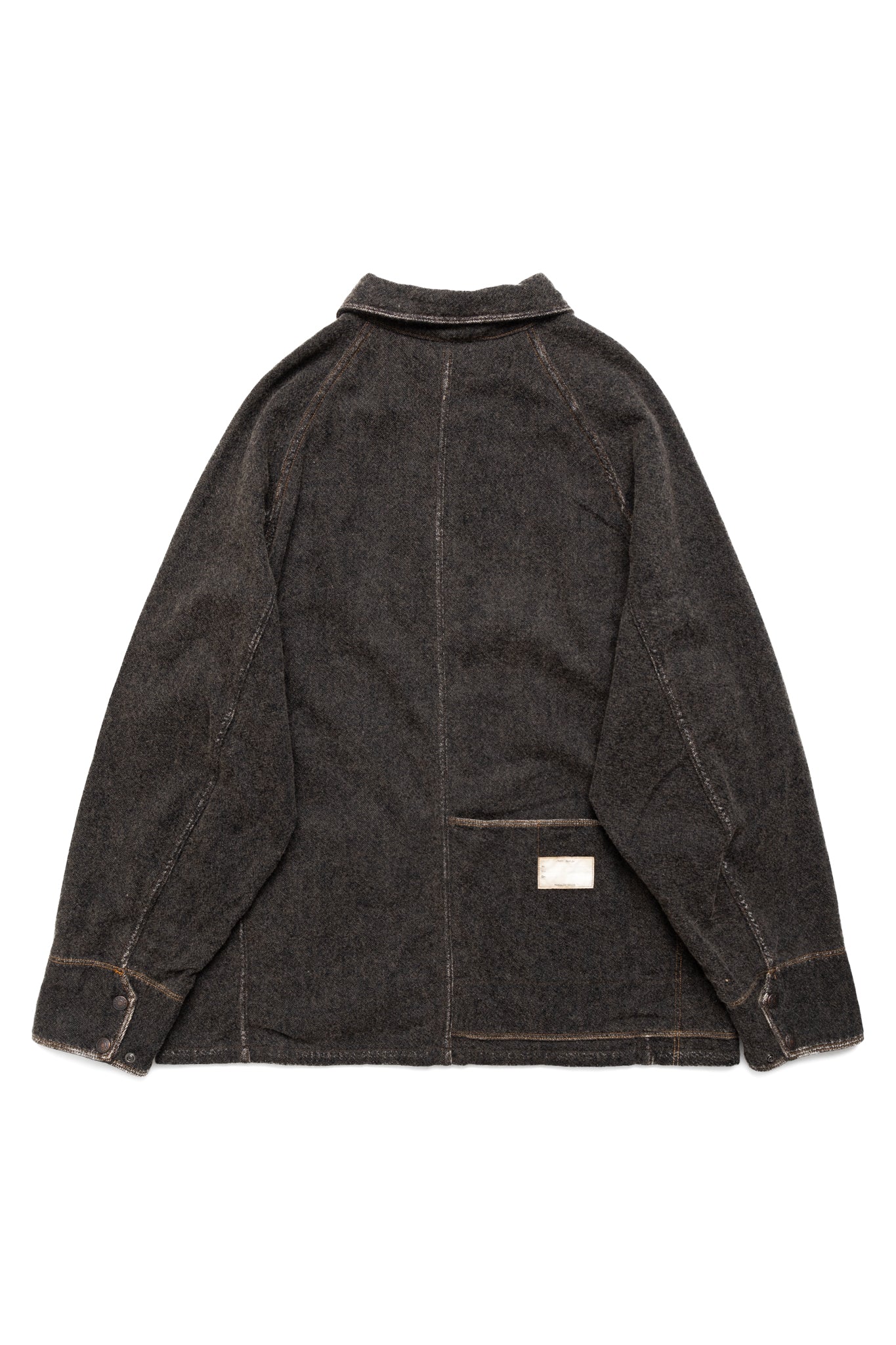 Twill Aging Wool CACTUS Coverall - Fade Charcoal