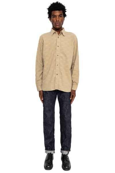 Tropical Weather Dobby Shirt Western Fit - Beige