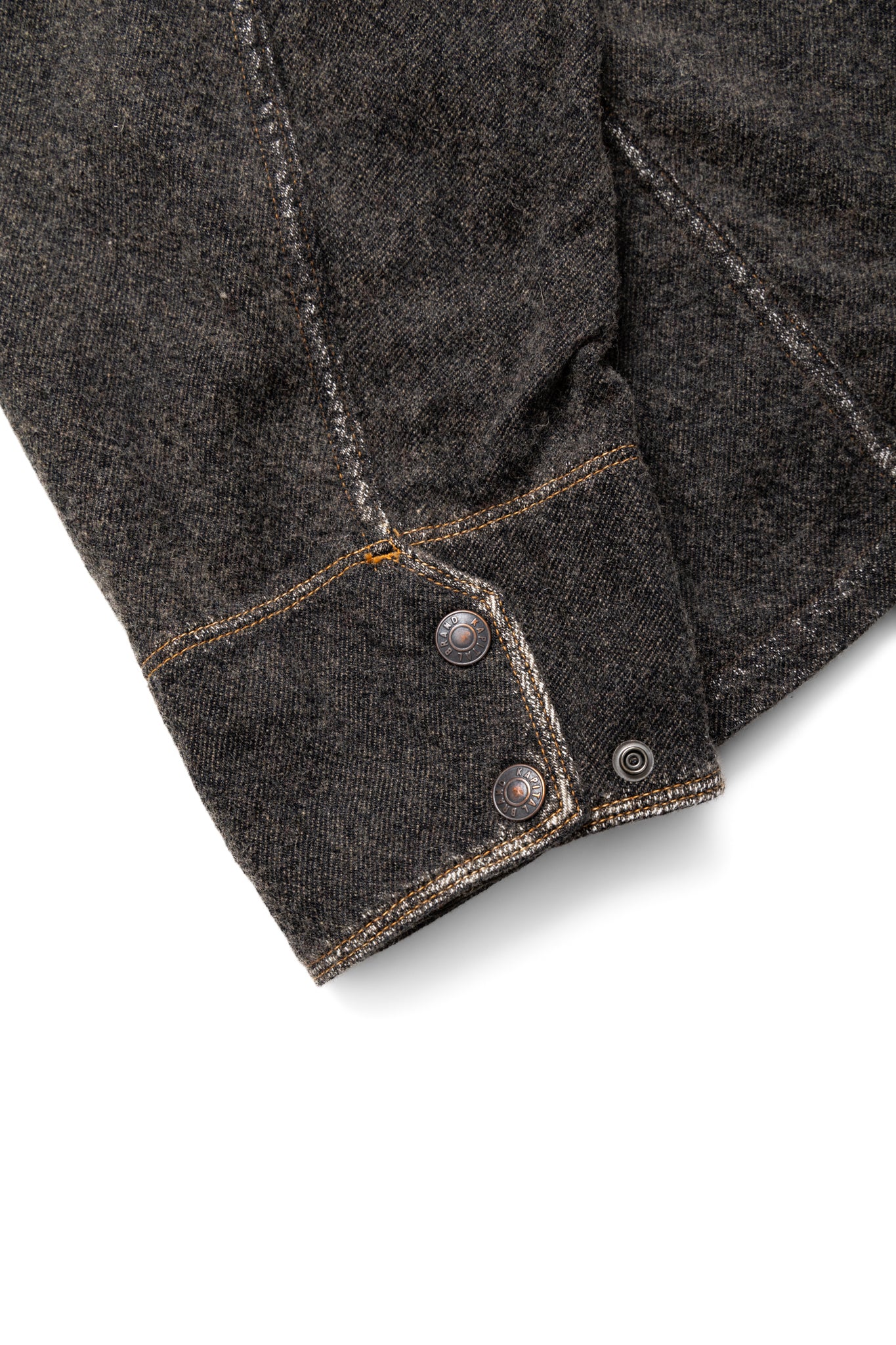 Twill Aging Wool CACTUS Coverall - Fade Charcoal