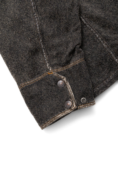 Twill Aging Wool CACTUS Coverall - Fade Charcoal