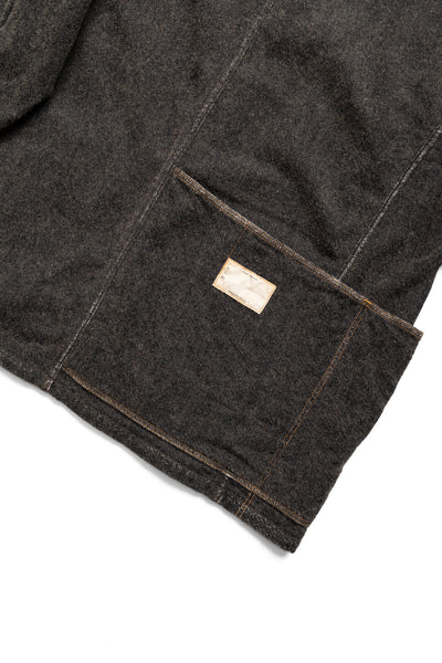 Twill Aging Wool CACTUS Coverall - Fade Charcoal