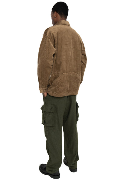 Suffolk Shirt Jacket Cotton 4.5W Corduroy - Khaki