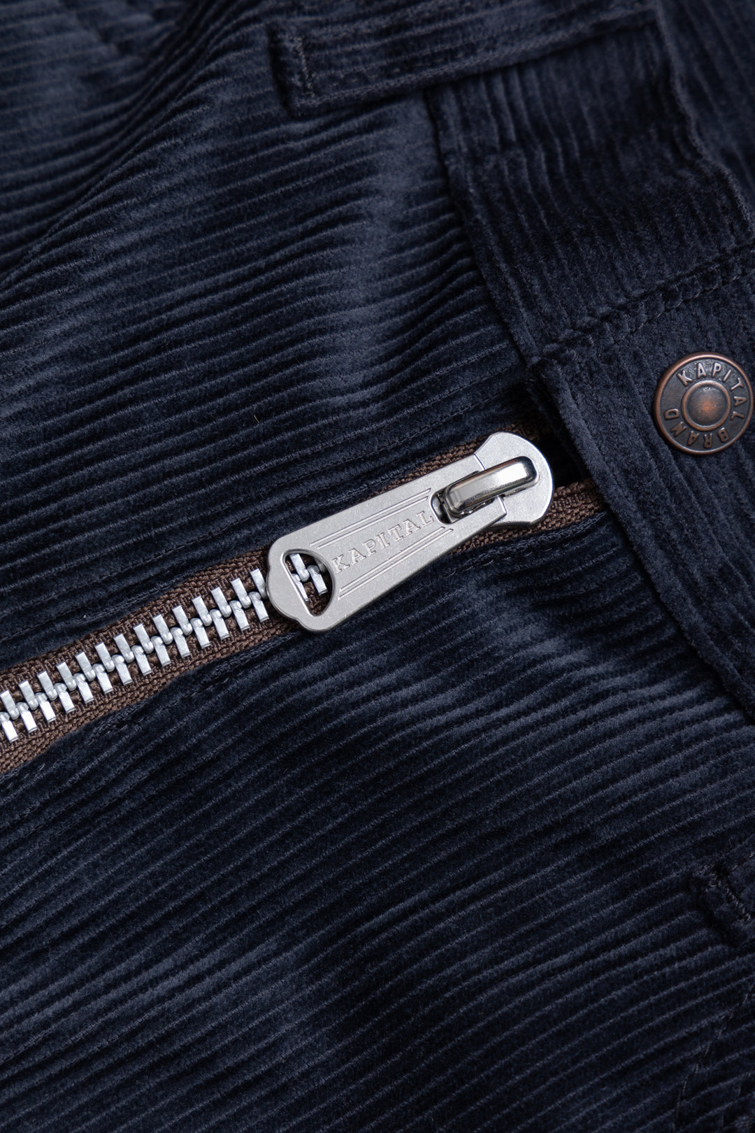 Kapital 8W Corduroy 5P ZIPPER RAT Flare Pants - Black – BLUE IN