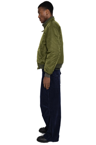 LL Jacket Flight Satin Nylon - Olive