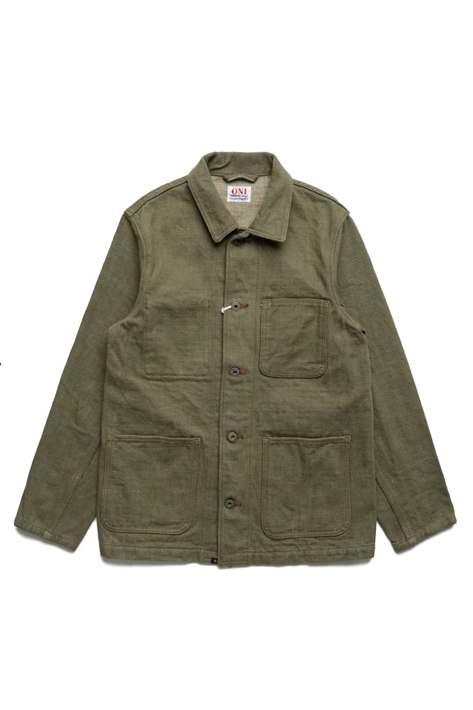 Oni Denim 03502-OLD18 18oz Olive Denim Coverall – BLUE IN GREEN SOHO