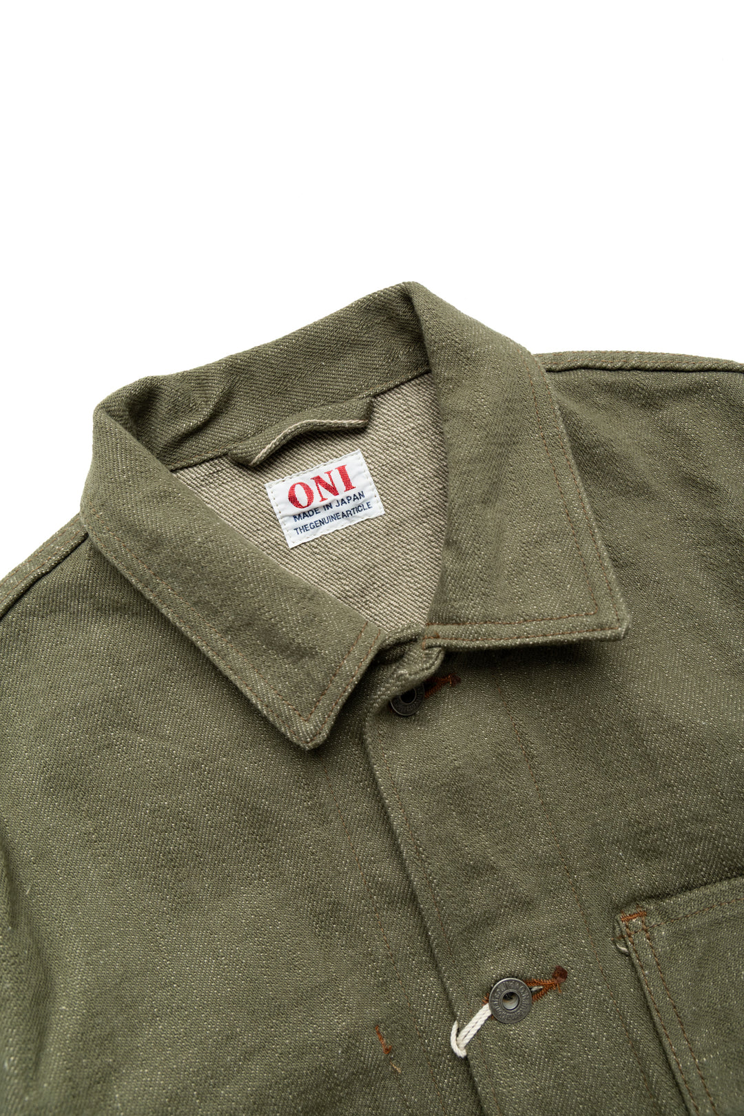 Oni Denim 03502-OLD18 18oz Olive Denim Coverall – BLUE IN GREEN SOHO