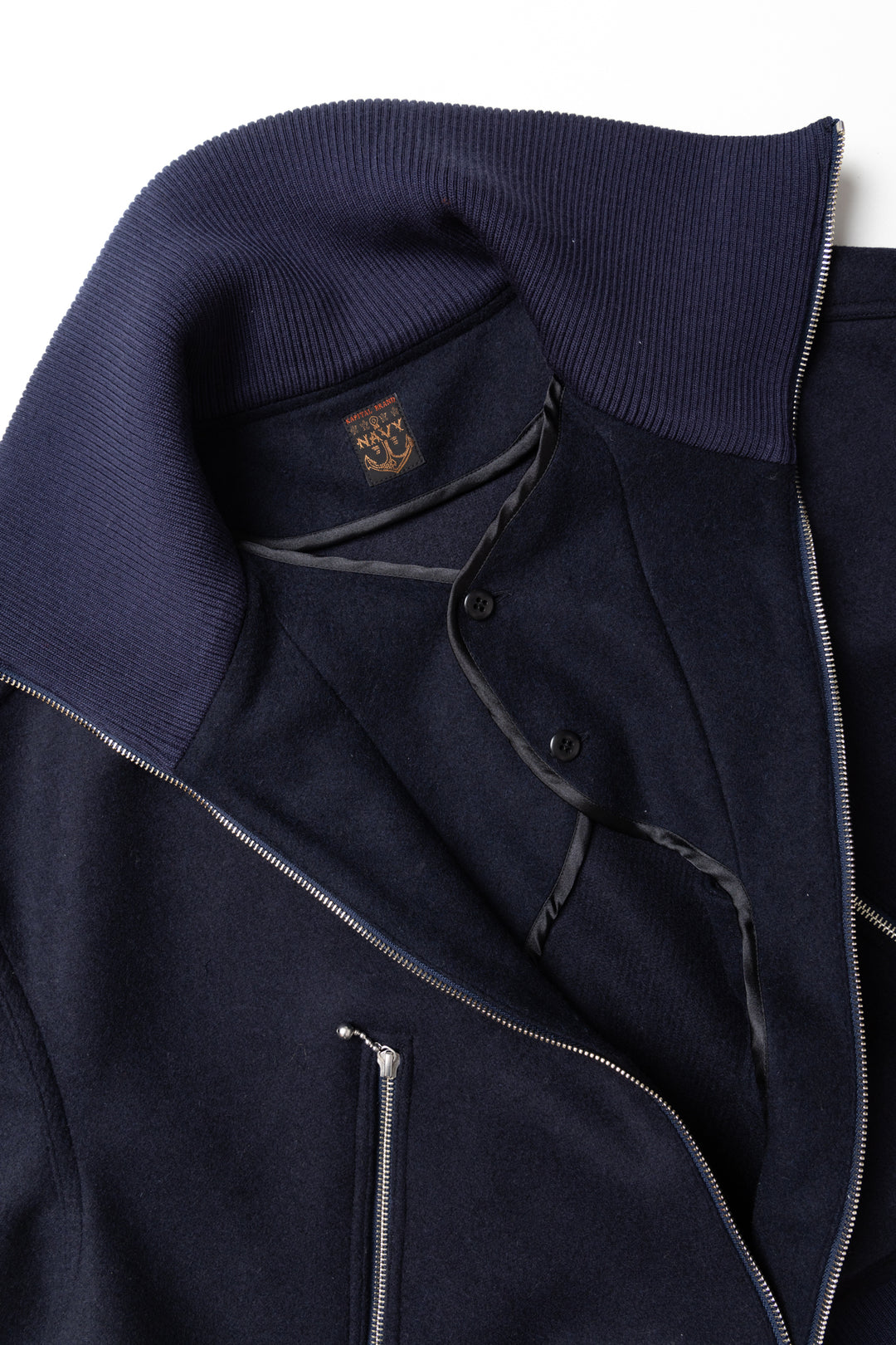 Kapital Flannel ZIP Beacon Blouson - Navy – BLUE IN GREEN SOHO