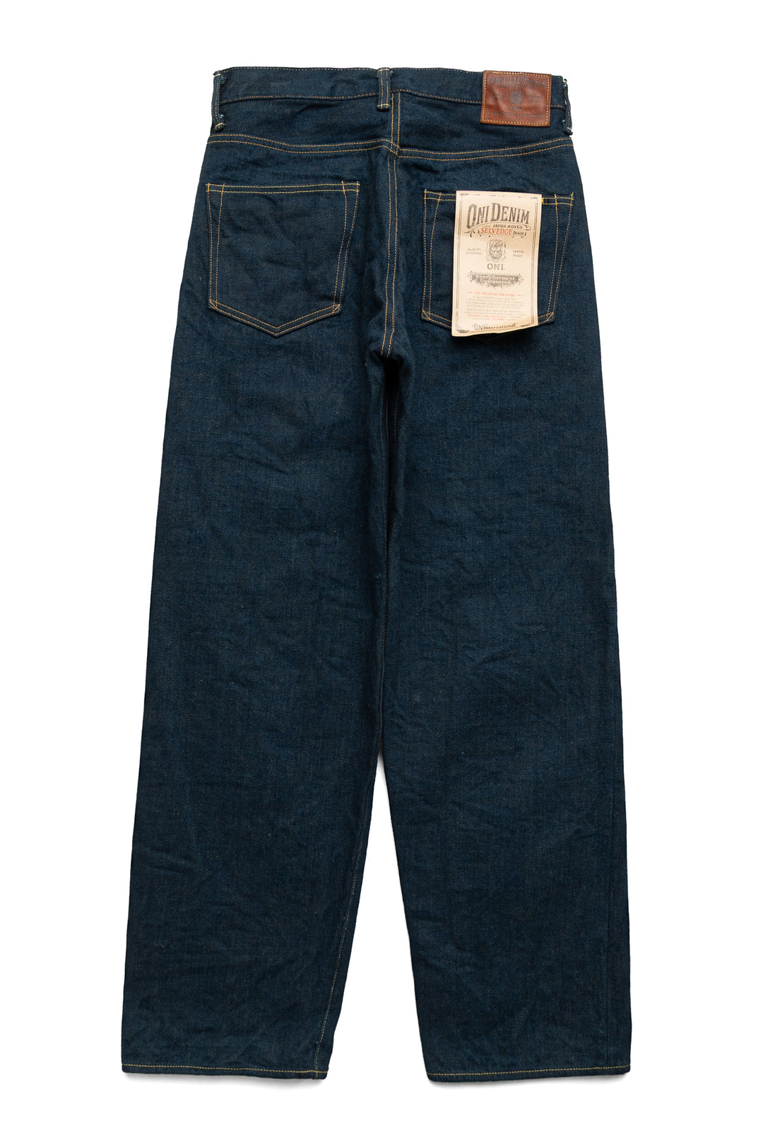 Oni Denim 822ZR-OLV Super Wide Tapered 20oz Secret Denim - Indigo