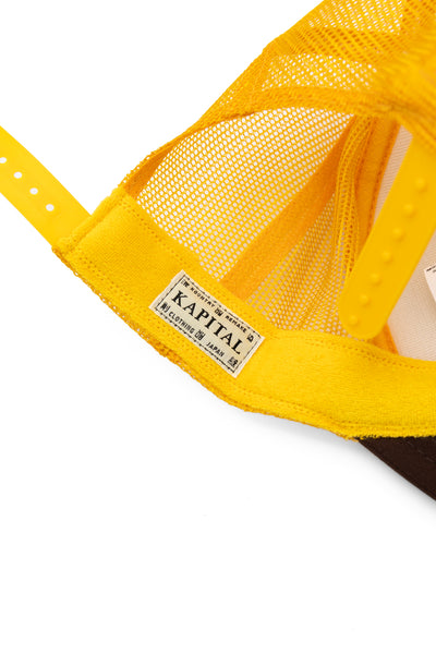 TH D.D. Trucker Cap - Gold x Brown