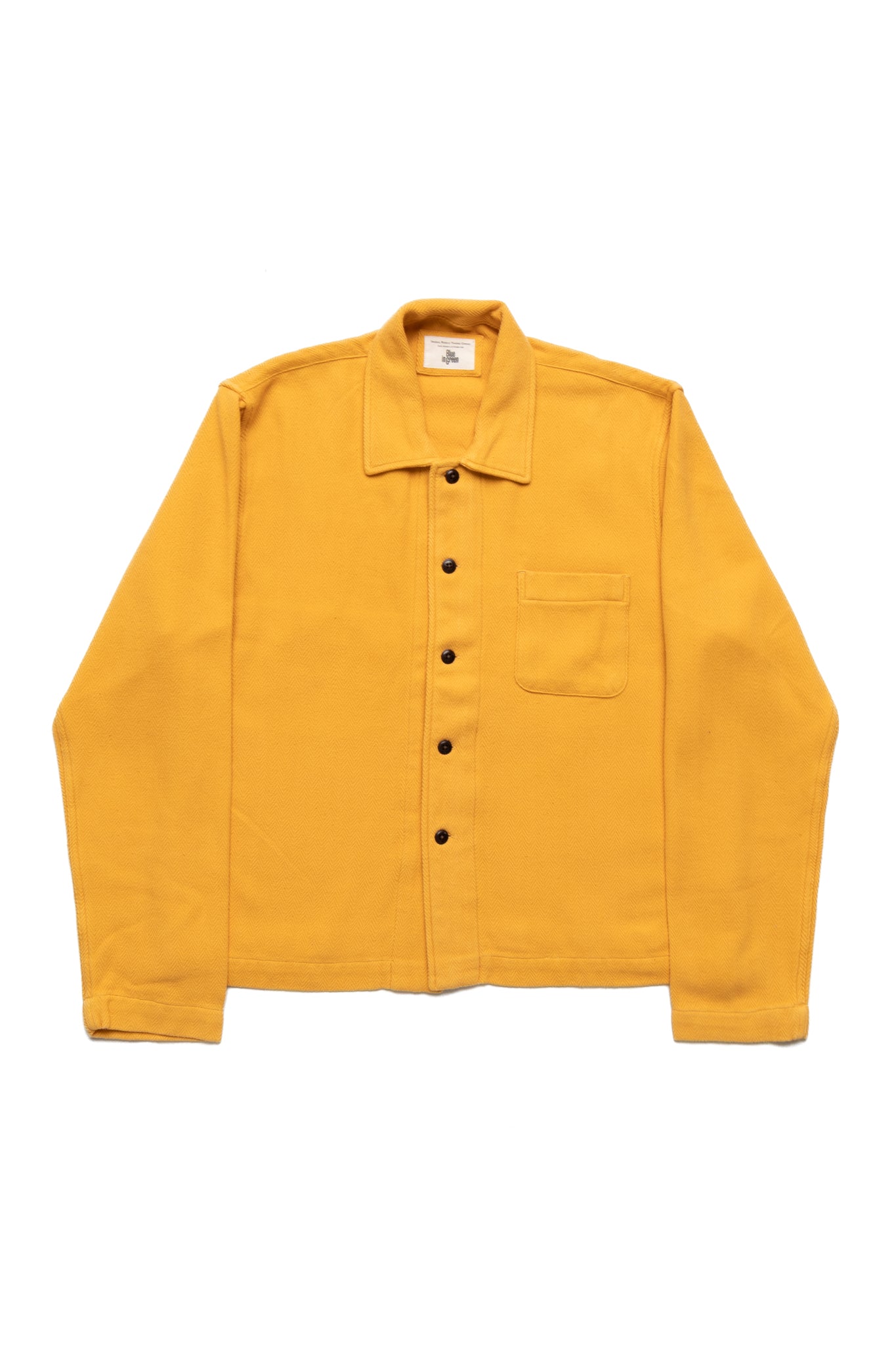 Shirt Jacket (Blue in Green Fit) - Yellow