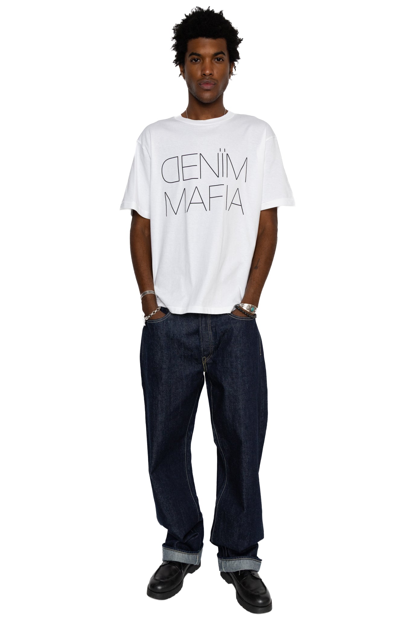 Fullcount GFC5001 DENIM MAFIA T - White – BLUE IN GREEN SOHO