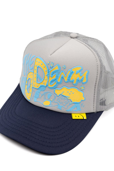 TH D.D. Trucker Cap - Grey x Navy