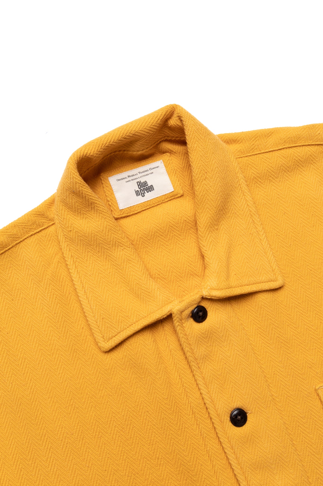 Shirt Jacket (Blue in Green Fit) - Yellow