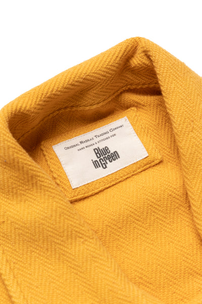 Shirt Jacket (Blue in Green Fit) - Yellow
