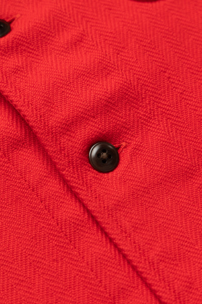 Shirt Jacket (Blue in Green Fit) - Red