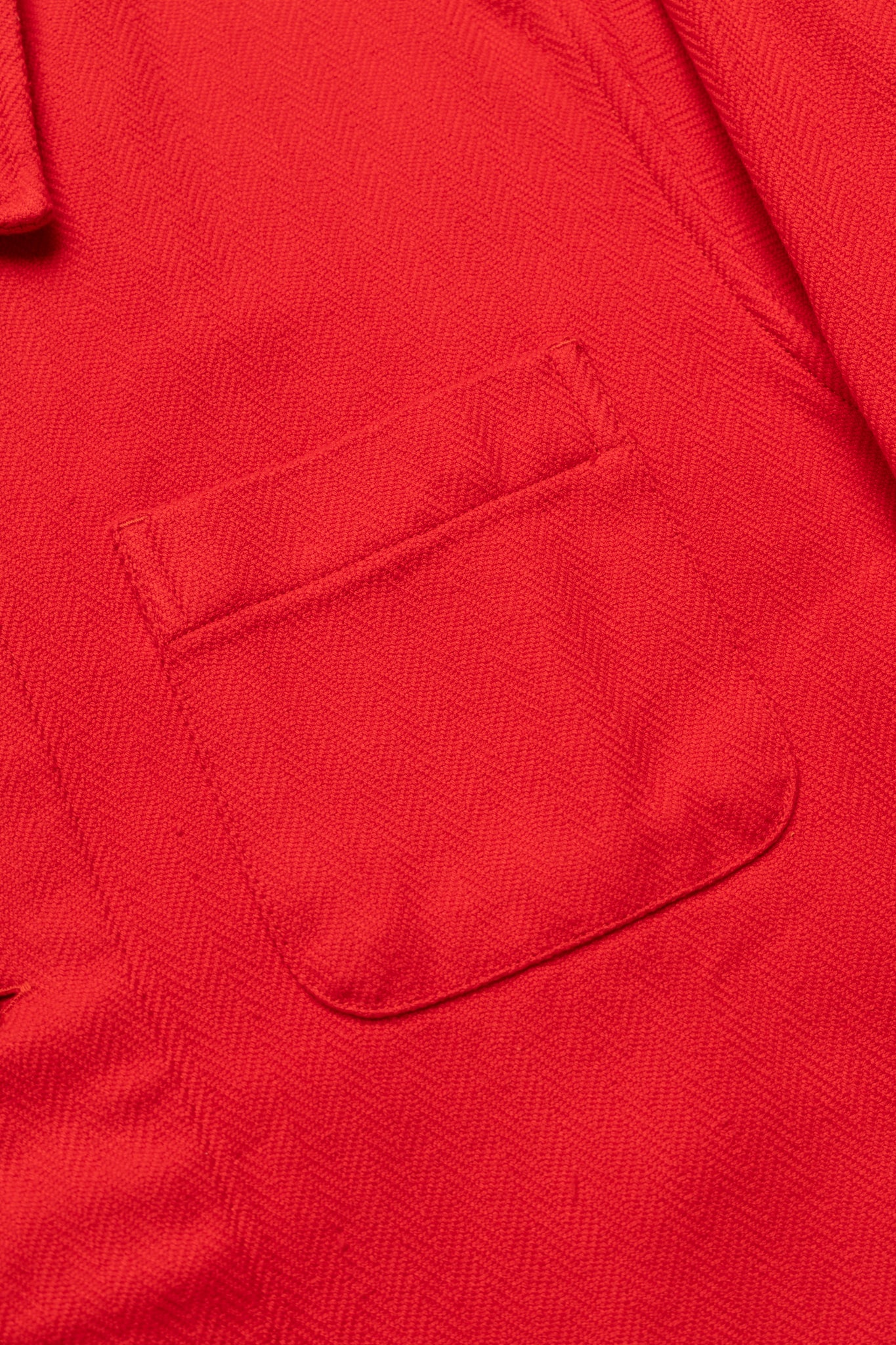 Shirt Jacket (Blue in Green Fit) - Red