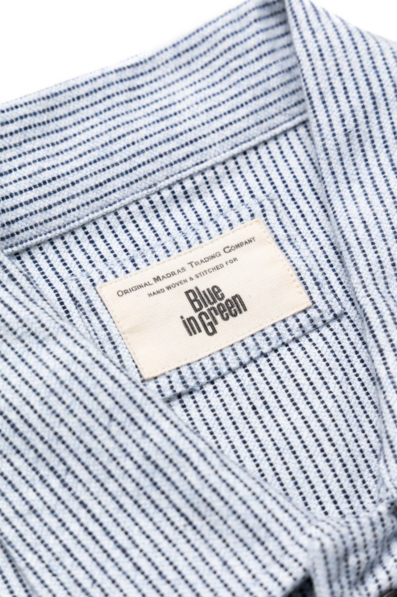 Shirt Jacket (Blue in Green Fit) - Stripe