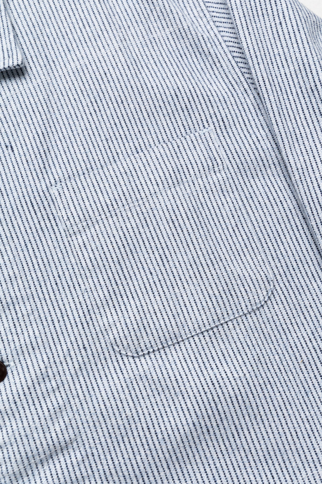 Shirt Jacket (Blue in Green Fit) - Stripe