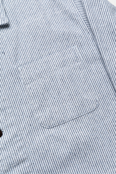 Shirt Jacket (Blue in Green Fit) - Stripe