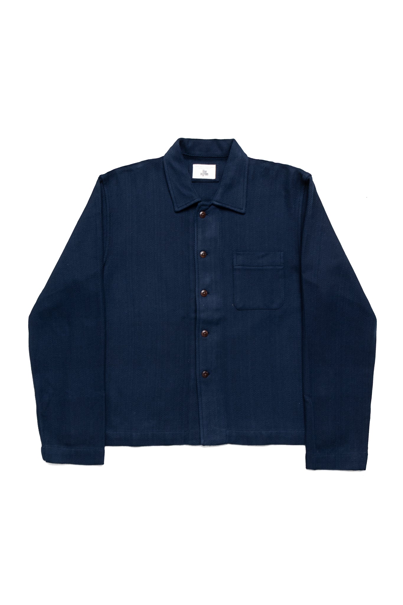 Shirt Jacket (Blue in Green Fit) - Navy