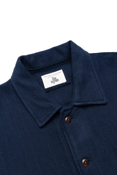 Shirt Jacket (Blue in Green Fit) - Navy