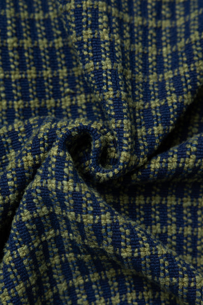 Shirt Jacket (Blue in Green Fit) - Navy x Olive