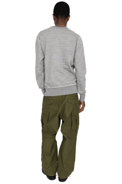 Set-In Crew Neck Sweatshirt - H. Grey