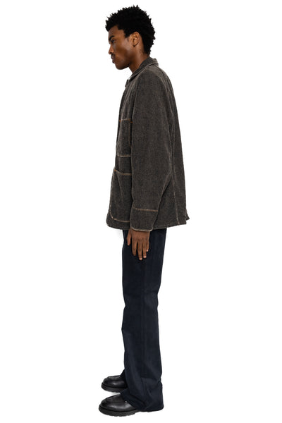 Twill Aging Wool CACTUS Coverall - Fade Charcoal