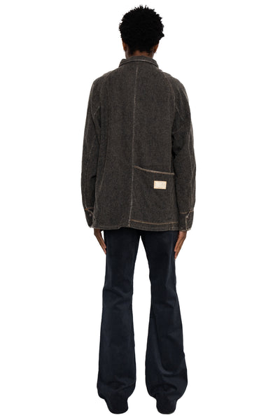 Twill Aging Wool CACTUS Coverall - Fade Charcoal