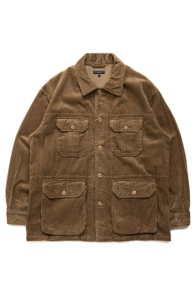 Suffolk Shirt Jacket Cotton 4.5W Corduroy - Khaki