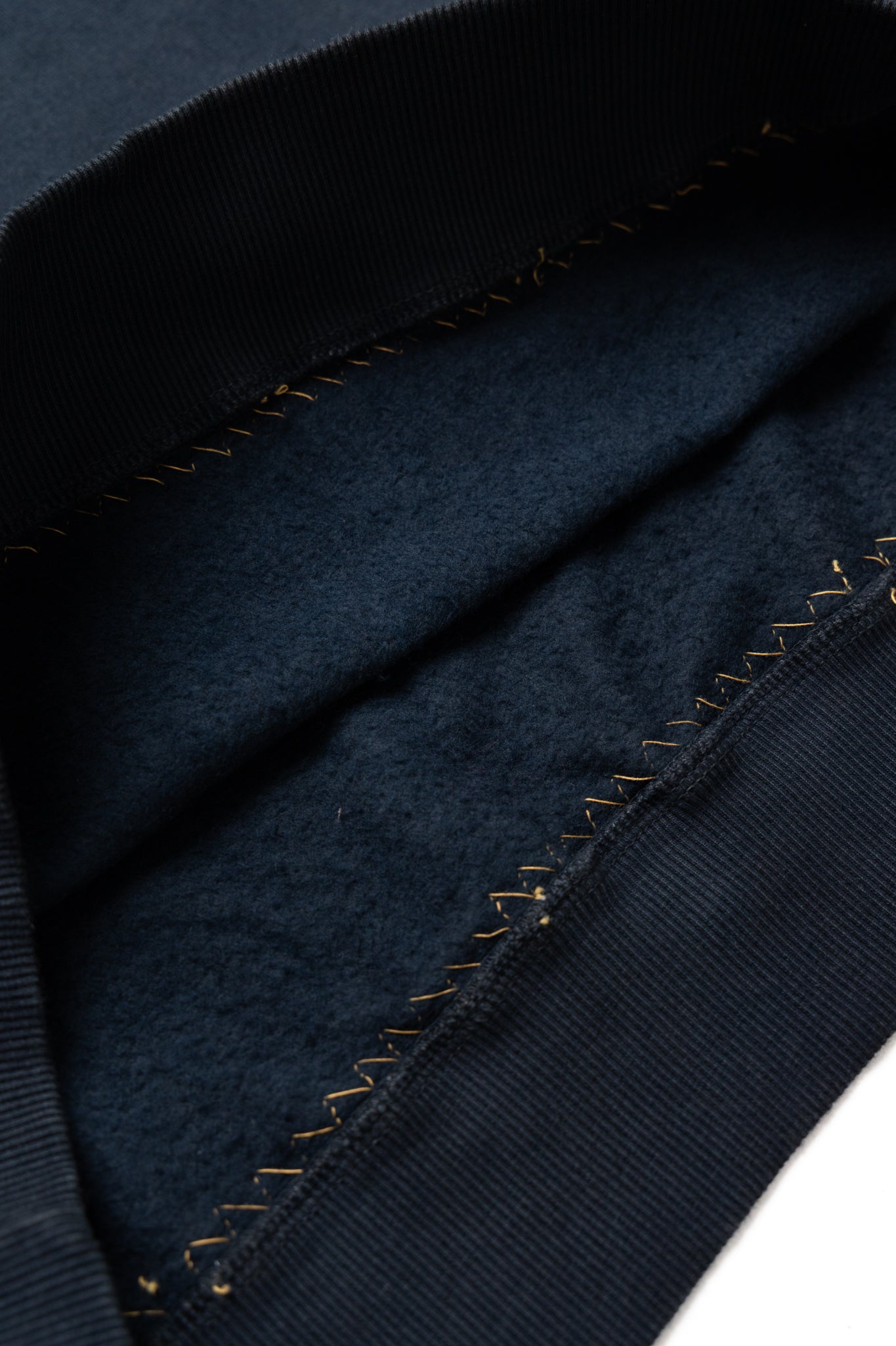 Crewneck Sweatshirt With Embroidery - Midnight Indigo