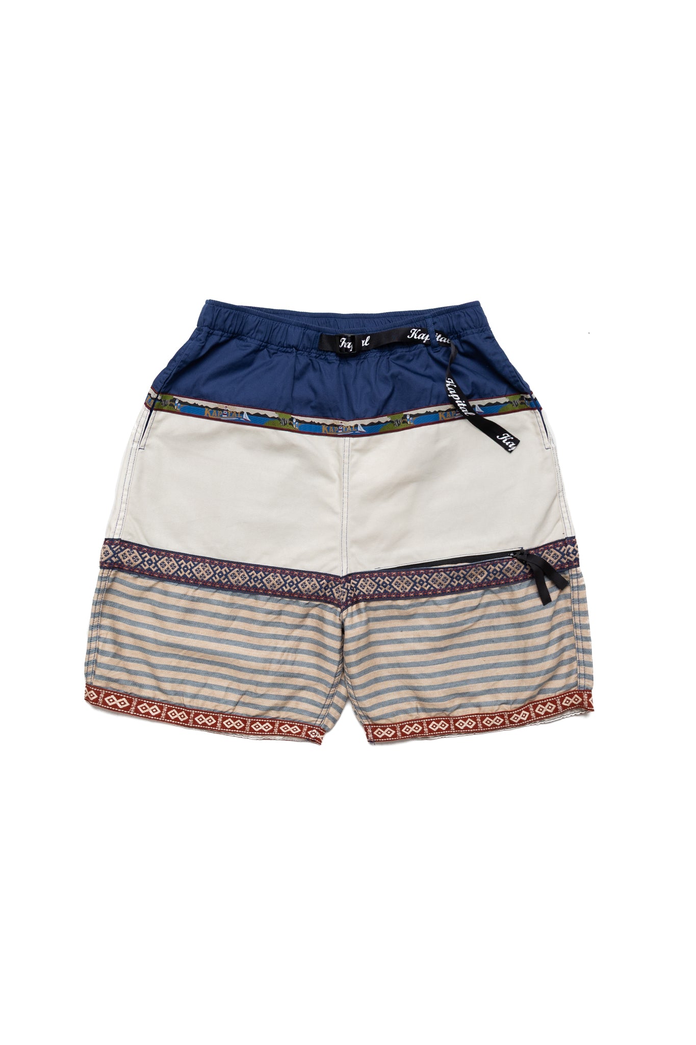 Patchwork ECO BAKA Shorts 2025 - Blue