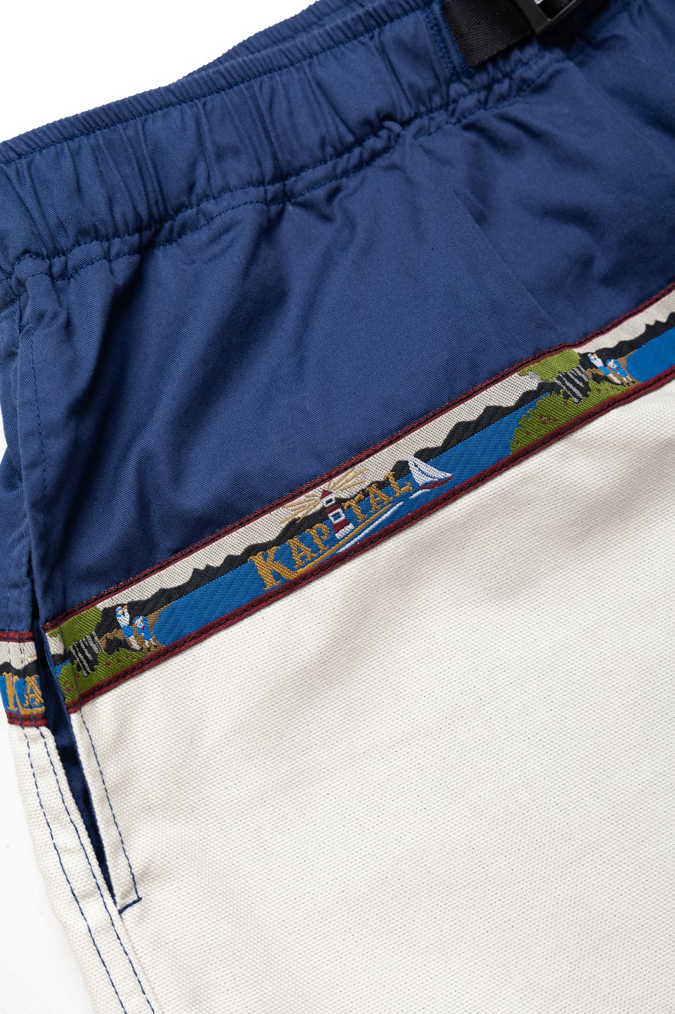 Patchwork ECO BAKA Shorts 2025 - Blue