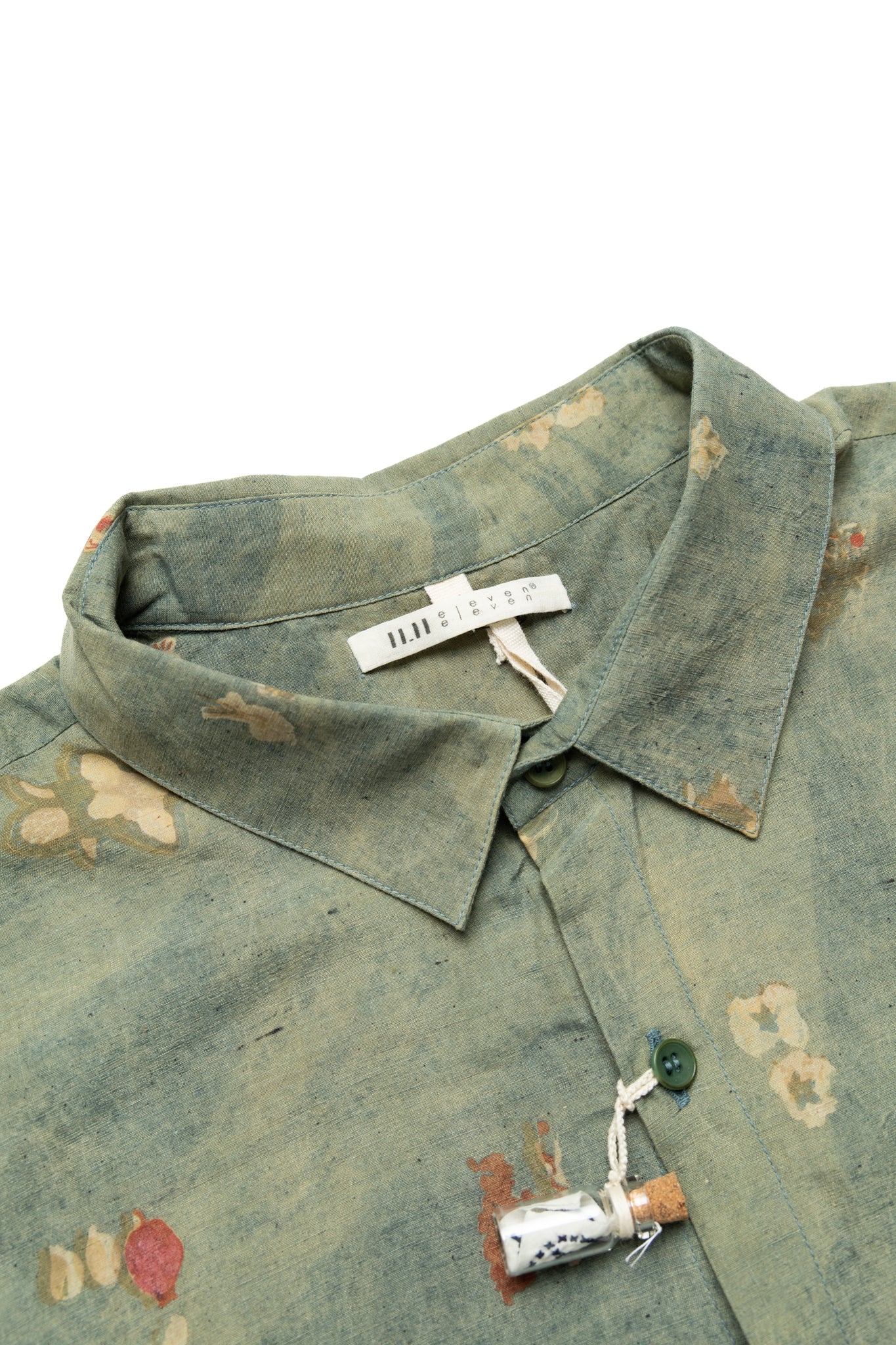 Natural Dyed Shirt - Leaf Green