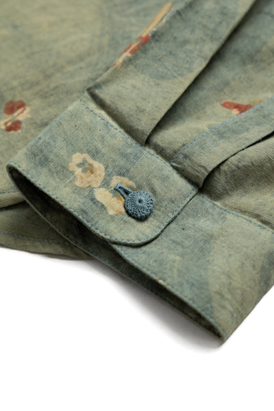 Natural Dyed Shirt - Leaf Green