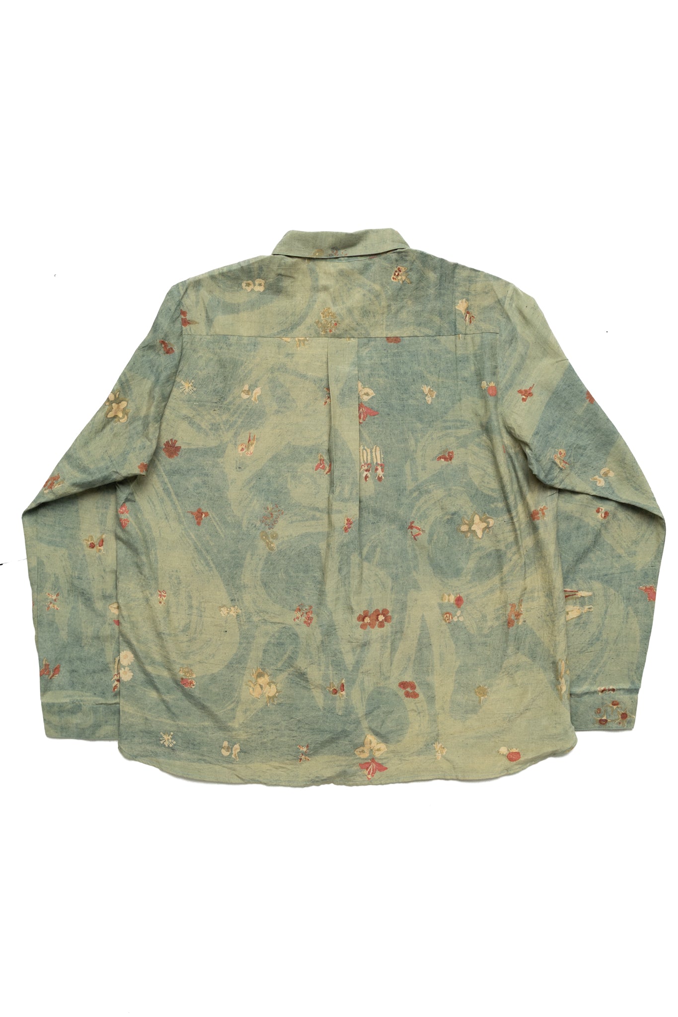 Natural Dyed Shirt - Leaf Green