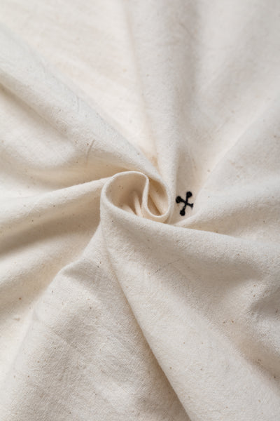 Hand Embroidered Shirt - Ecru