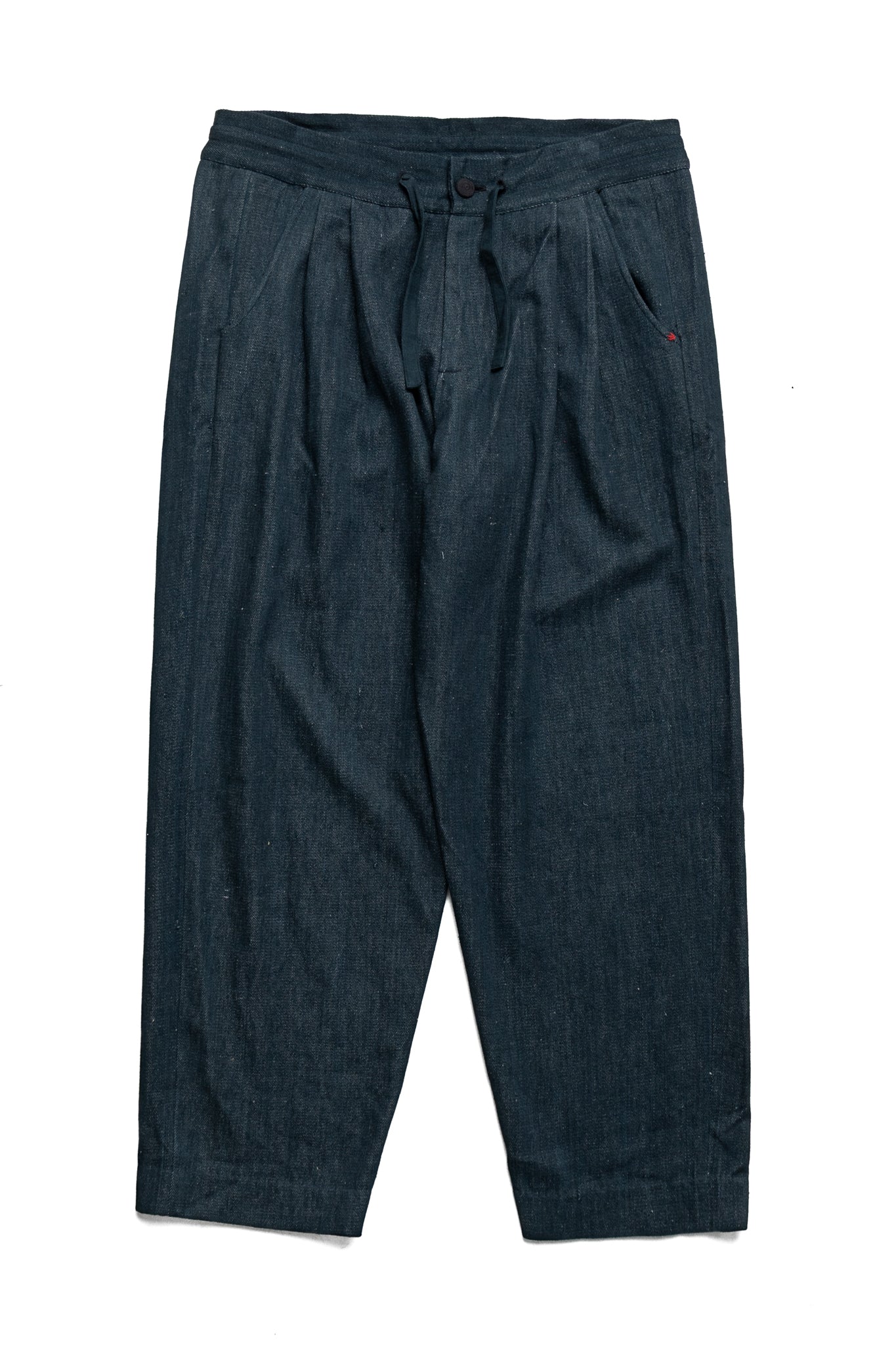 Pleated Trousers - Midnight Indigo