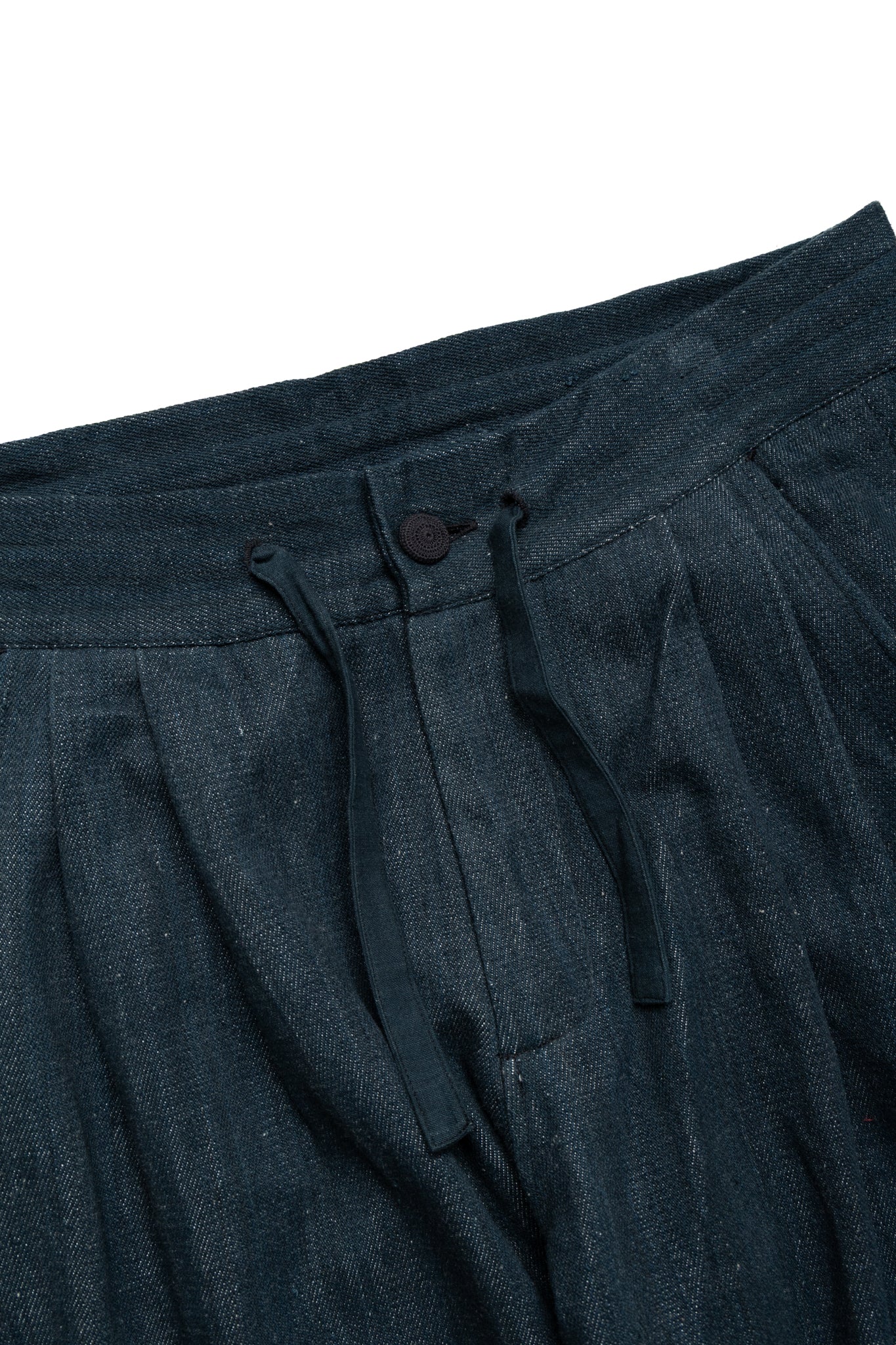 Pleated Trousers - Midnight Indigo