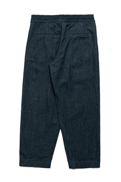 Pleated Trousers - Midnight Indigo
