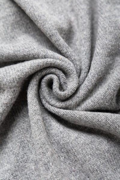 Cardigan Elbow Patch 7G - Grey