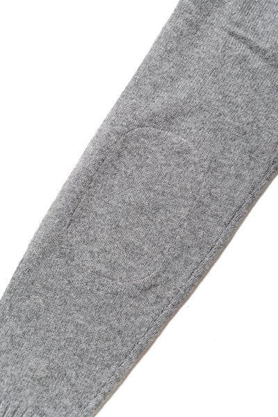 Cardigan Elbow Patch 7G - Grey