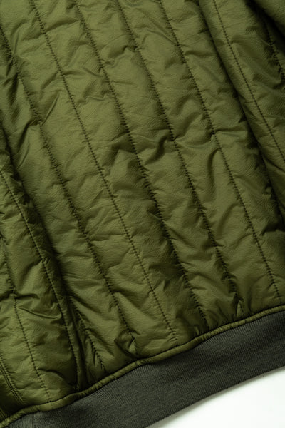 LL Jacket Flight Satin Nylon - Olive