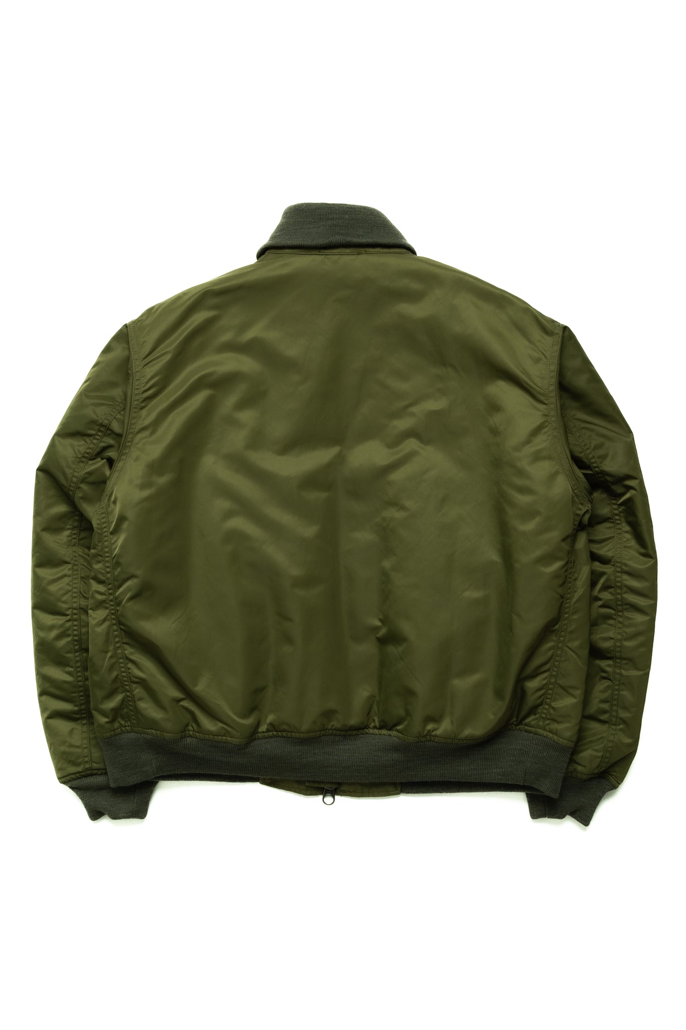 LL Jacket Flight Satin Nylon - Olive